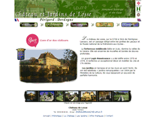 Tablet Screenshot of chateaudelosse.com